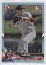 2018 Bowman Draft Sky Blue 7/499 Thad Ward #BD-90 0w47