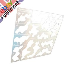1/35 1/100 Steel Forest Camouflage Stenciling Template Spray Craft Model Tool A