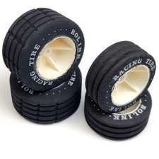 4 Vintage Associated RC10 Bolink Racing Foam Tires Set For 1/4" taper Axle