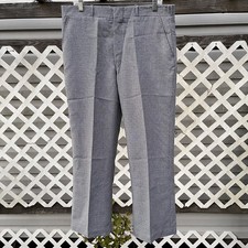 Vintage 70s 80s Bell Bottom Pants Mens 35x29 Leisure Slacks Disco Flare