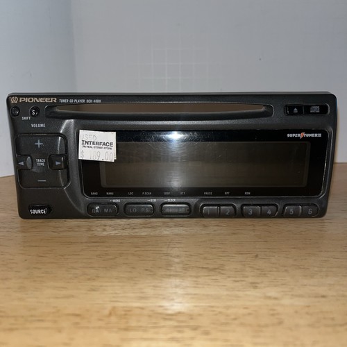 Vintage Pioneer  DEH-40DH Car CD/Radio Player Faceplate