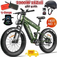 2000W FREESKY M520 Elektrofahrrad 48V41Ah E-Mountainbike 7-Gange 26Zoll Off-Road