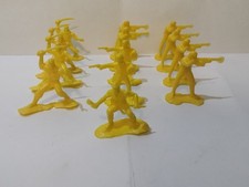 Lot of 13 Yellow Plastic Pirate Toy Figures