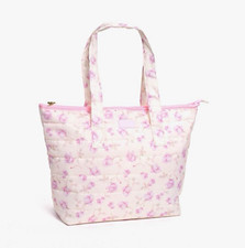 LoveShackFancy x Target - Yoobi Ribbon Rosa Quilted Tote Bag Sterling Dusk