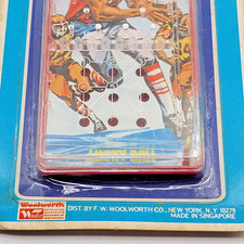 Vintage 1976 Mini Mate Lucky Ball Football Handflipper in OVP