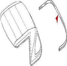 Dichtung Verdeck hinten Wetterdichtung Gummi für Mercedes SL R107/W107 Dichtung Verdeck hinten Wetterdichtung Gummi für Mercedes SL R107/W107