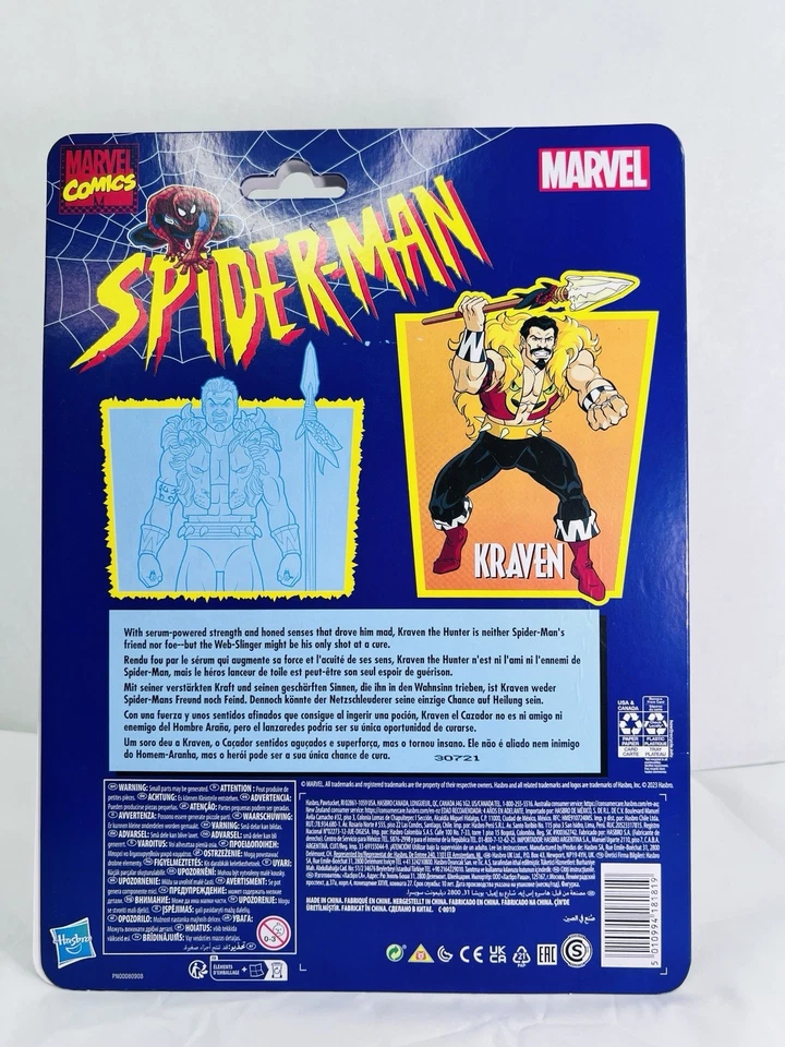 Figura de acción retro Kraven the Hunter Marvel Legends Spider-Man nueva Foto 2 de 2