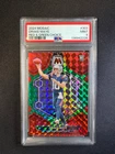 2024 Mosaic Drake Maye RC Choice Red & Green Prizm #303 Patriots Rookie PSA 9
