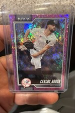 2026 Topps Series 1 - Carlos Rodon #82 Pink Holo Foil