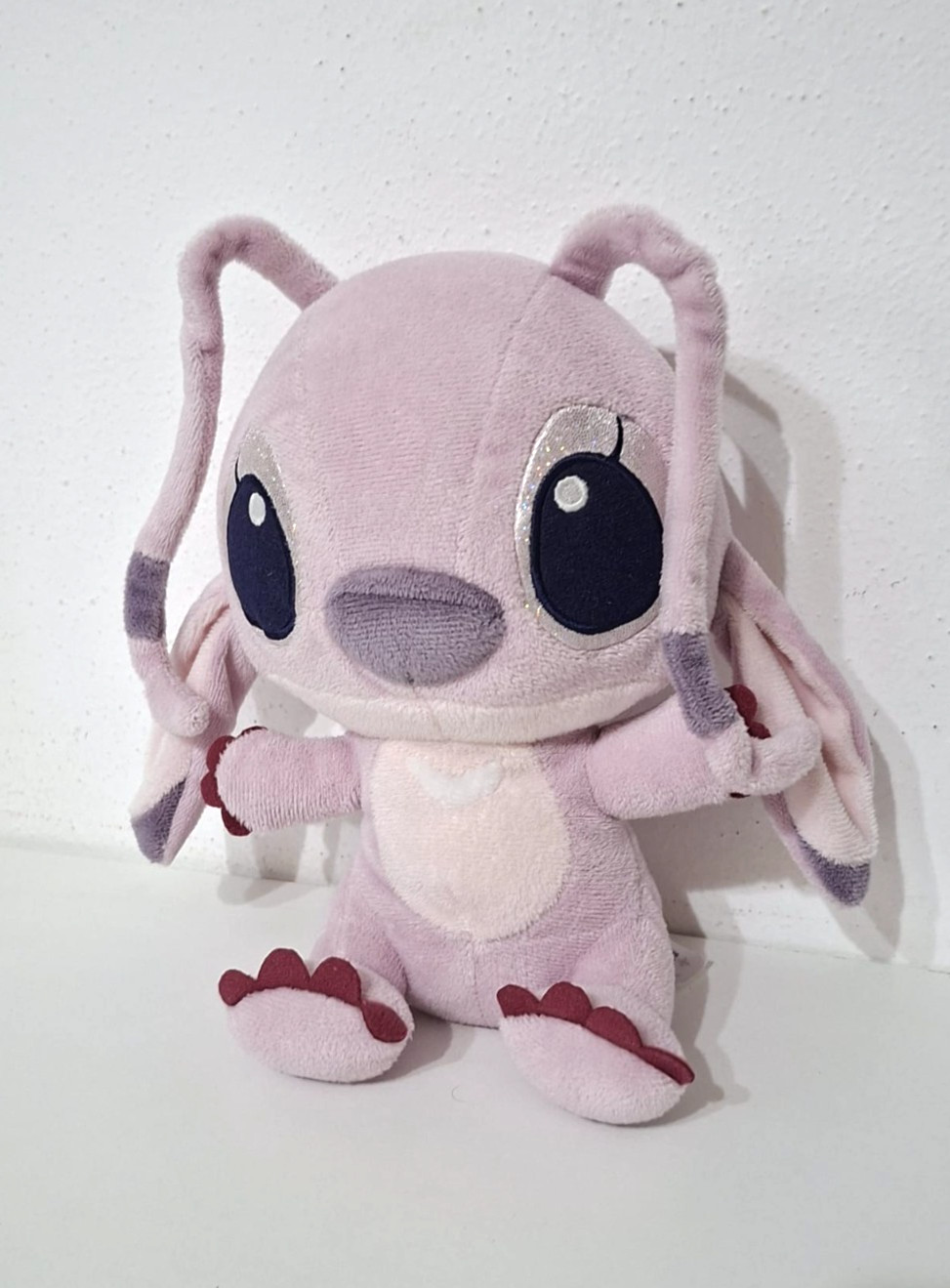 Peluche Stitch angel rosa cm 25 ottimo stato