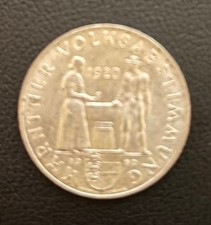 Austria 25 Schilling Commemorative - Carinthian Plebiscite .80 Silver FREE SHIP