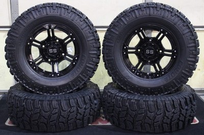 GENERAL 1000 28'' COYOTE RADIAL ATV TIRE & 14'' VIPER BLK WHEEL KIT POL10K
