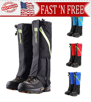 NEW Waterproof Outdoor Gaiters Walking Boot Gater Camping Hiking Leggings Sports