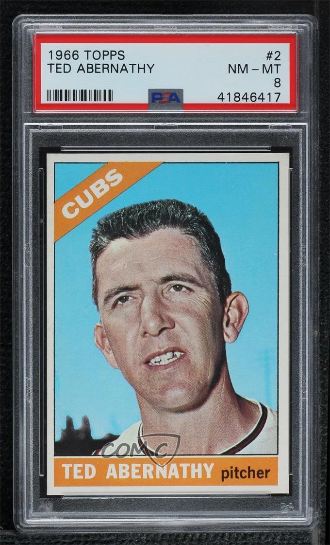 1966 Topps TOPPS #2 Ted Abernathy front