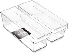 | Plastic Storage Bins, Small - Shallow | the HANDLER COLLECTION | Multipurpose 