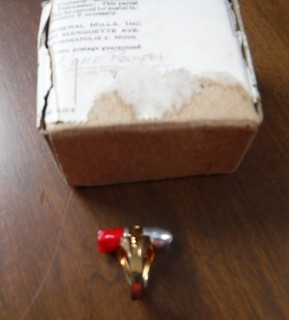 Lone Ranger Atomic Bomb Ring with Box 1946 Original NMINT Cereal Premium Scare