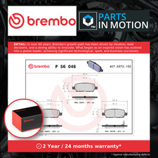 Brake Pads Set fits INFINITI Q70 Y51 Rear 3.7 2.2D 3.0D 2013 on Brembo Quality