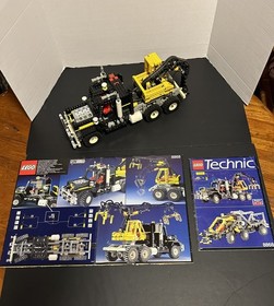 LEGO Technic Air Tech Claw Rig 8868 WITH Manual & BOX Cover - CONDITION UNKNOWN