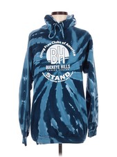 Port Company Women Blue Pullover Hoodie M