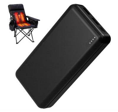 5V 2A Battery Pack for Heated Sleeping Bag Camping Chair 20000mAh USB Power Bank