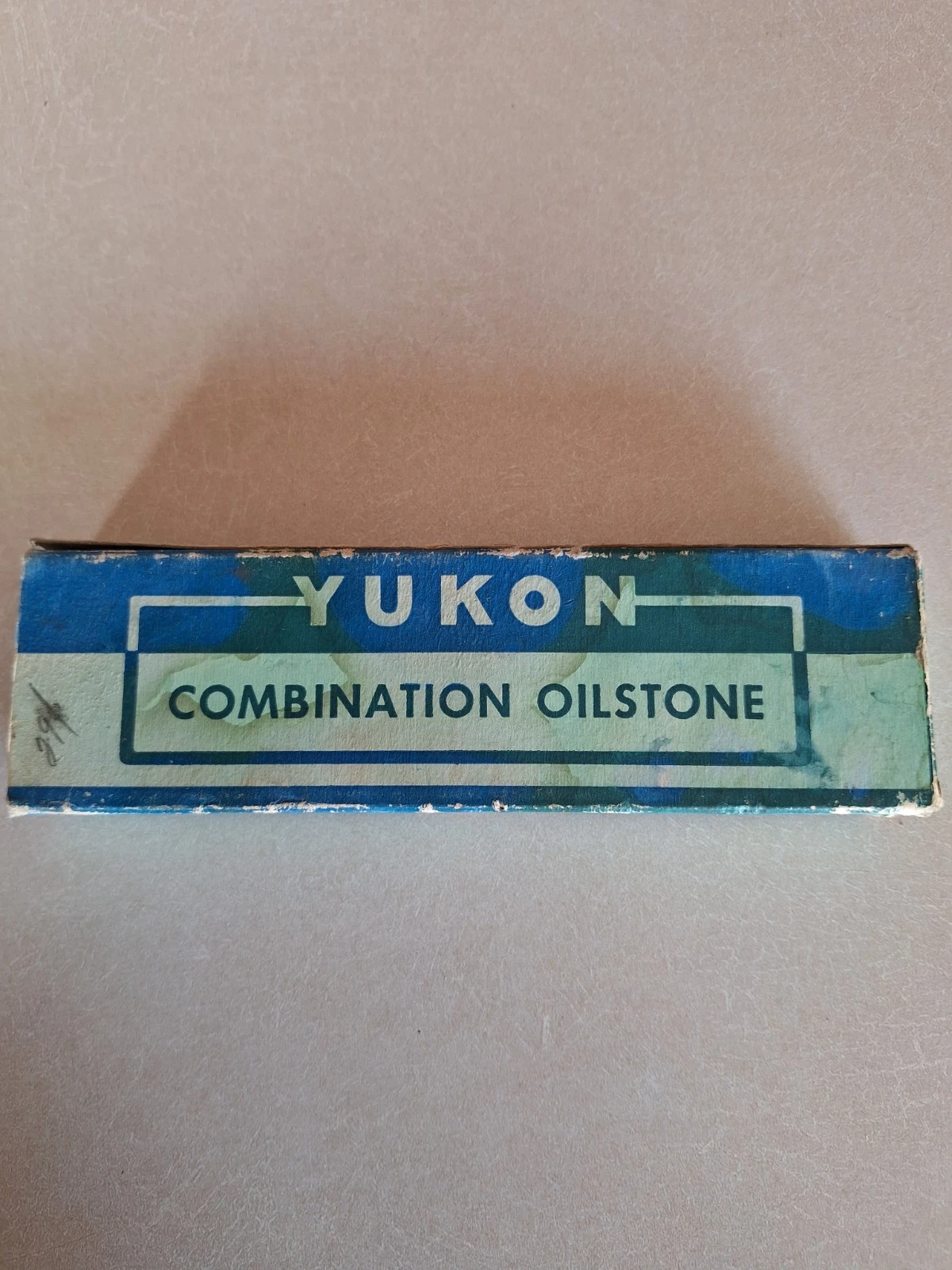 Vintage Yukon Combination Sharpening Oil Stone W/ Box