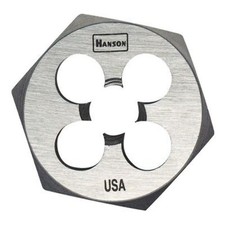 Hex Die, High Carbon Steel, Rh, 1/4-28 HAN6523 