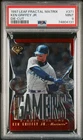 Ken Griffey Jr. 1997 Leaf Gamers Fractal Matrix Y-Axis Die-Cut PSA 9 POP 5