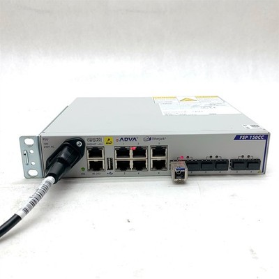 Adva System Optical FSP150CC-GE114 Networking Ethernet Demarcation Switch w/SFP