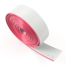 2M 6.6FT 1.27mm Pitch 12 Pin Wire Gray Ribbon Cable For 2.54mm FC Connector #q
