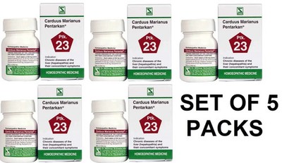 WSI Carduus Marianus Pentarkan Tablets   Liver Support   Pack of 5 × 20 g