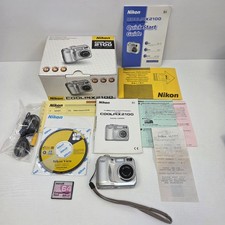 Nikon Coopix 2100 2.0MP Digital Camera Boxed With Accessories