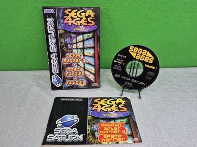Sega Ages Volume 1 Sega Saturn After Burner II + OutRun + Space Harrier !! 