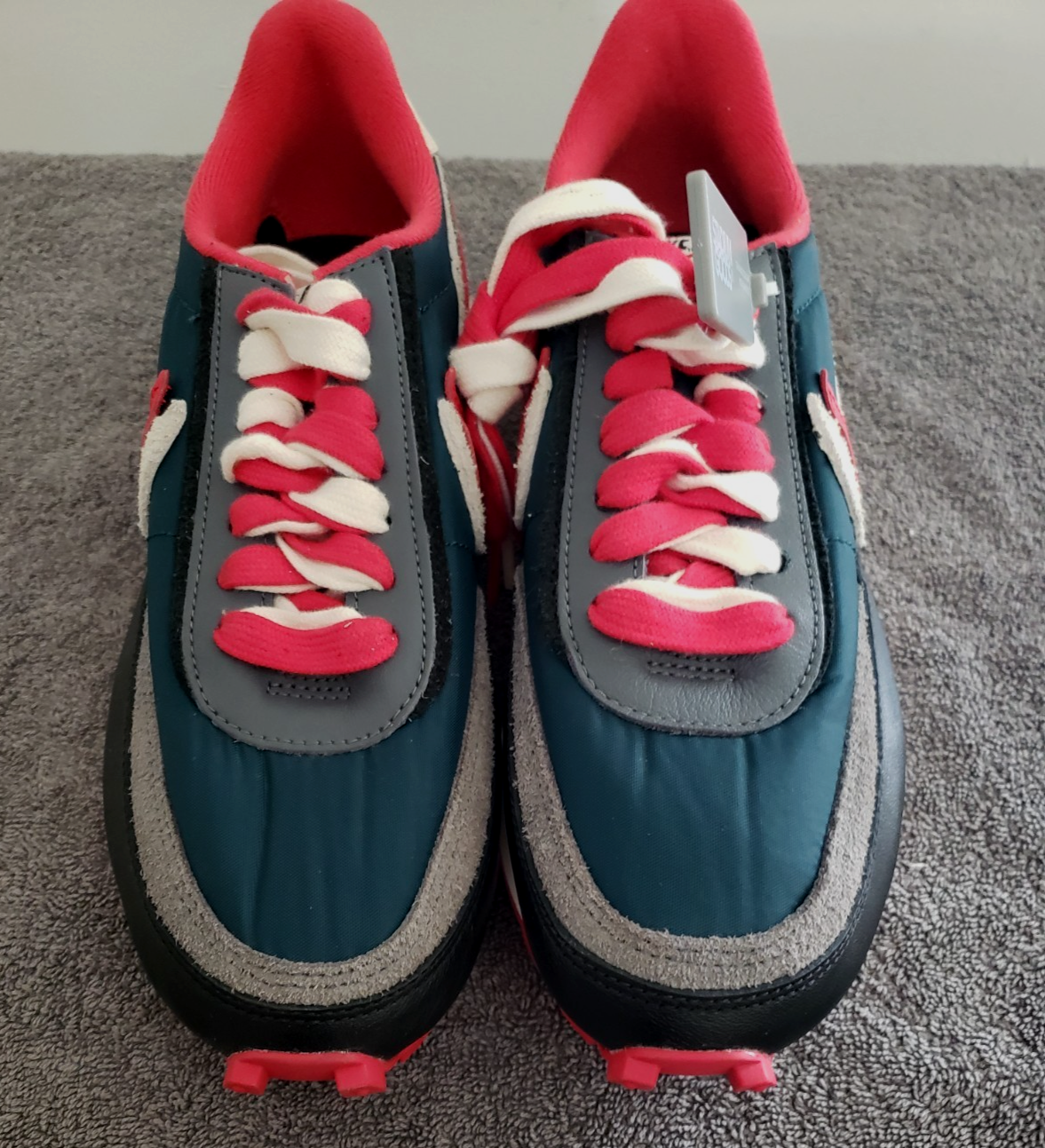 SACAI X NIKE Nike x Sacai x Undercover LDWaffle Midnight Spure Red DJ4877 300 Uomo Taglia 8