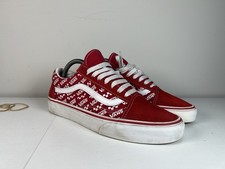 Vans Old Skool Logo Repeat - Racing Red for sale | eBay