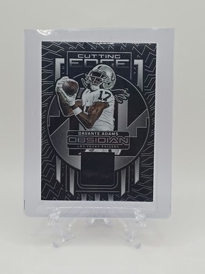 DAVANTE ADAMS 2023 OBSIDIAN CUTTING EDGE PATCH RAIDERS /199 Q2620