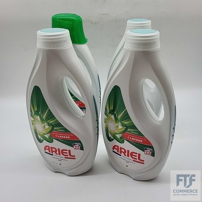 Ariel Lessive Liquide , 92 Lavages, Action Détachante en Un Seul Lavage, Formule