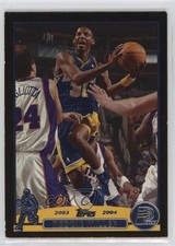 2003-04 Topps Black 455/500 Reggie Miller #31 HOF 00uu