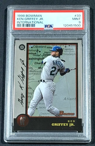 1998 BOWMAN KEN GRIFFEY JR #33 INTERNATIONAL PSA 9