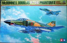 Tamiya F-4E Early Phantom II 1/32 Scale Jet Fighter Aircraft Plastic Model Kit