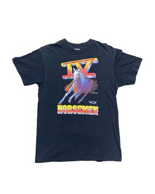 Vintage 1995 WCW 4 Horsemen Wrestling Sportswear T-shirt Men's Size Medium