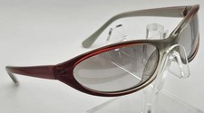 Mossimo Sunglasses Red Clear Frame Gray Lenses K8