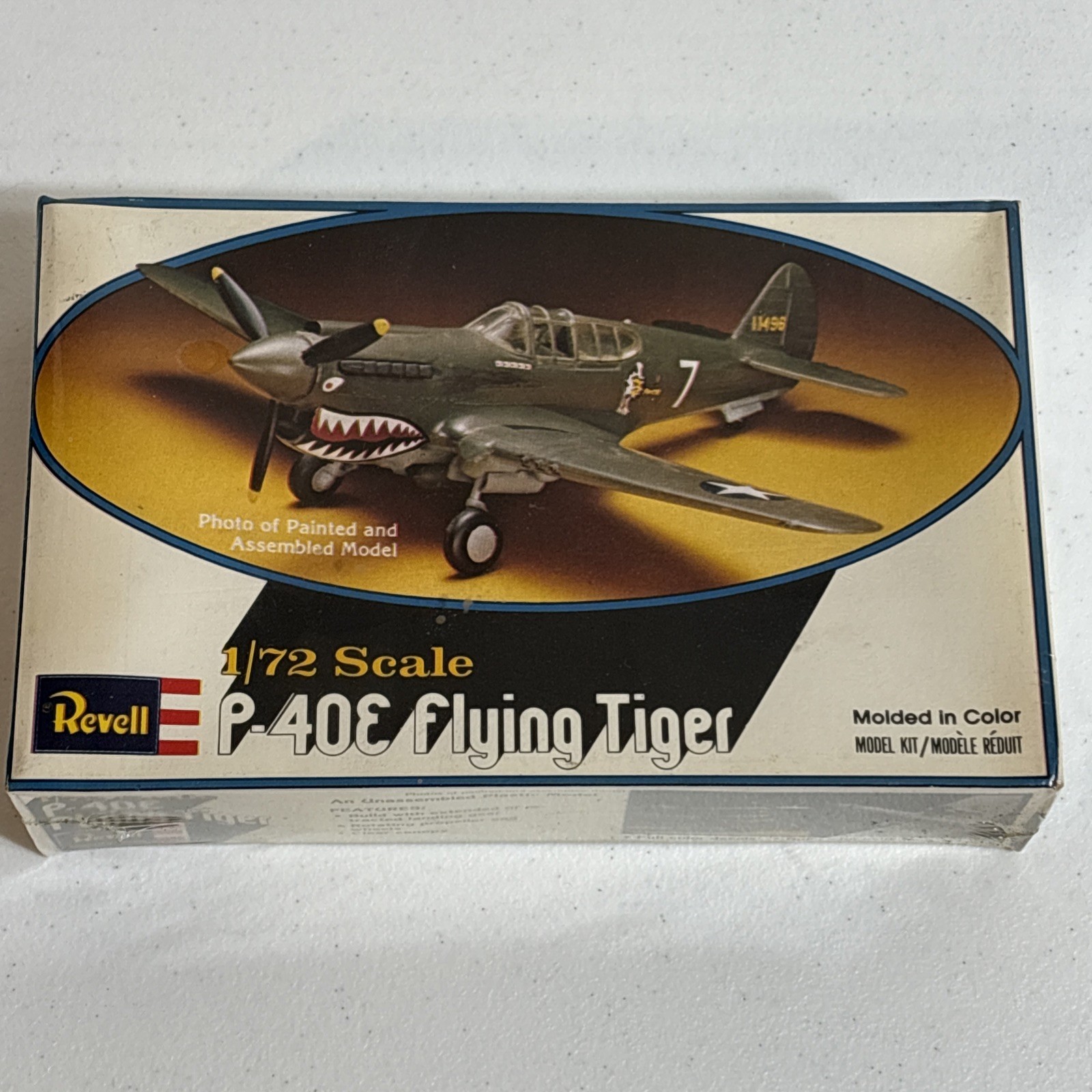 1978 REVELL - P-40E FLYING TIGER - AIRCRAFT 1:72 SCALE MODEL KIT ...
