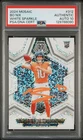 Bo Nix RC 2024 Mosaic White Sparkle Auto Prizm SSP #312 Broncos PSA 10 Auto