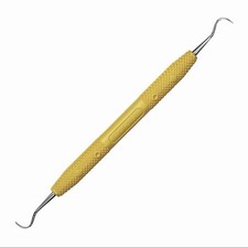 Montana jack scaler PDT Dental Curette & Scaler Double-Ended Yellow Handle