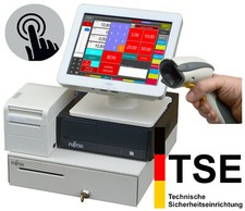 TSE PROFI KASSE TOUCHSCREEN KASSENSYSTEM FÜR EINZELHANDEL GASTRONOMIE KA50-160