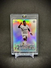 Vinicius Jr 2022 Topps Chrome UEFA Hobby Master Case Hit SSP Real Madrid