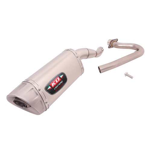 Silenciador de cola de tubería frontal para sistema de escape sin cordones para ITALJET DRAGSTER125 200 2022 - Imagen 7 de 12