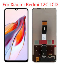 For Xiaomi Redmi 12C LCD Screen with Digitizer Full Assembly Replacement Black