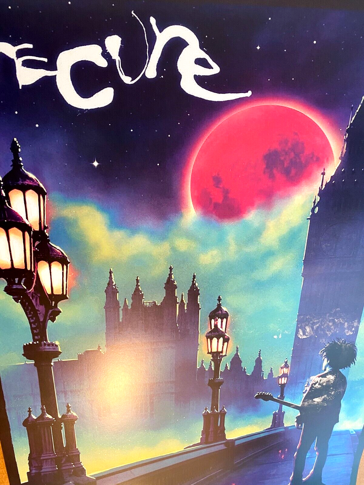 THE CURE Wembley London England December 1113 2022 CONCERT SHOW POSTER