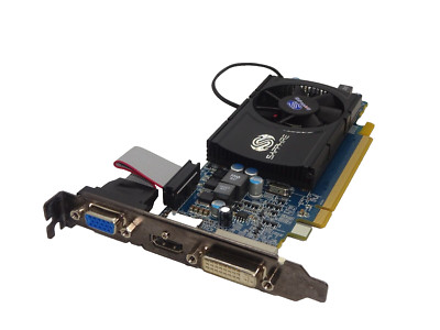 SAPPHIRE RADEON HD 5550 1GB DDR2 PCI-E  GRAFIKKARTE DVI VGA HDMI #GK9980